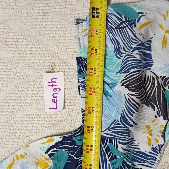 NWT Roxy Oceanview Mini Dress in Blue and White Girls Size XL - Picture 8 of 8